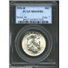 Image 1 : 1950-D 50C MS65 Full Bell Lines PCGS. A nicely struck Gem with imposing luster and a hint of olive c