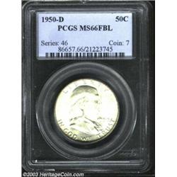 1950-D 50C MS66 Full Bell Lines PCGS. Tomaska (2002) notes that the '50-D is a rare issue in MS66 Fu