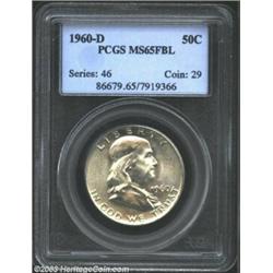 1960-D 50C MS65 Full Bell Lines PCGS. Well struck, as befits the Full Bell Lines designation, this G