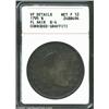 Image 1 : 1795 S$1 Flowing Hair, Two Leaves--Corroded, Graffiti--ANACS. VF Details, Net Fine 12. B-4, BB-14. T