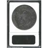 Image 2 : 1795 S$1 Draped Bust, Off Center VG10 ANACS. B-14, BB-51, R.1. This glossy example has steel-blue an