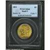 Image 1 : 1811 $5 Small 5 MS64 PCGS. B. 1-B, Miller-116, High R.3. Better date type collectors would be wise t