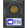 Image 2 : 1840 $5 Narrow Mill MS63 PCGS. A generally bold strike with rich lemon-gold color along with a pleas