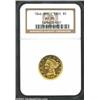 Image 1 : 1846 $5 Small Date AU58 NGC. A sharply struck and somewhat prooflike Half Eagle with an attractive r