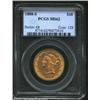 Image 1 : 1888-S $10 MS62 PCGS. A sharply struck piece with extensive luster. The portrait is carefully preser