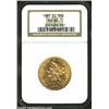 Image 1 : 1891-CC $10 MS62 NGC. Winter 3-C. On this interesting variety, the obverse die is most easily distin
