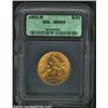 Image 1 : 1901-S $10 MS64 ICG. Bright lemon patina enriches the mildly prooflike and lightly abraded fields. F