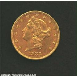 1883 $20 PR50 Cleaned Uncertified. The 1883 is a very rare proof-only issue, one of only three Liber