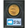 Image 2 : 1911 $20 MS62 PCGS. Olive-gold in color, the surfaces exhibit an appreciably sharp strike for the ty