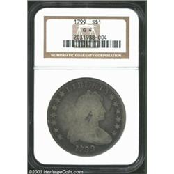 1799 S$1 Good 4 NGC. B-14, BB-167, R.3. Another heavily worn example of this somewhat scarcer variet
