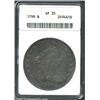 Image 1 : 1799 S$1 VF35 ANACS. B-5, BB-157, R.2. Olive-green and lilac patina. The eagle has sharply defined p