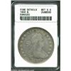 Image 1 : 1800 S$1 AMERICAI--Damaged--ANACS. Fine Details, Net Good 6. B-19, BB-192, R.2. The coin sustained s