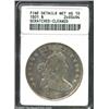 Image 1 : 1801 S$1--Scratched, Cleaned--ANACS. Fine Details, Net VG10. B-2, BB-212, R.2. A scratch follows the