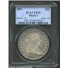 Image 1 : 1803 S$1 Small 3 VF25 PCGS. B-5, BB-252, R.2. A dove-gray example that has traces of luster and plea