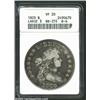 Image 1 : 1803 S$1 Large 3 VF20 ANACS. B-6, BB-255, R.1. The obverse field offers deep lilac patina, with rich