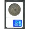 Image 2 : 1843 S$1 AU53 NGC. A lightly worn example with blended grey-gold surfaces that lighten slightly at t
