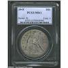 Image 1 : 1843 S$1 MS61 PCGS. Pewter-grey color inhabits both sides. While it somewhat quiets the luster, the.