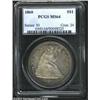 Image 1 : 1860 S$1 MS64 PCGS. A wholly original example that might easily be mistaken for a proof striking. Bo
