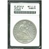 Image 1 : 1872-CC S$1--Cleaned--ANACS. VF Details, Net Fine 12. A very scarce Carson City issue with only 3,15