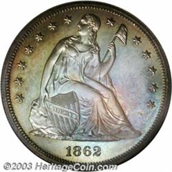1862 S$1 PR66 NGC. The numismatic references with the most detailed information on proof Seated Doll