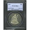 Image 1 : 1865 S$1 PR63 PCGS. Here's a Civil War era Silver Dollar that is infrequently offered at the finer l