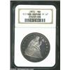 Image 3 : 1872 S$1 PR67 NGC. Ex: Pittman. In terms of total number of coins known, the 1872 is among the more.