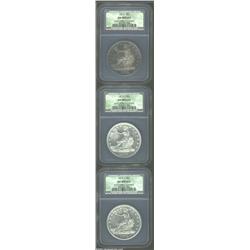 1873 T$1 AU Details, Improperly Cleaned, NCS, overall bold in appearance, the surfaces have retoned.
