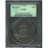 Image 1 : 1873-CC T$1 AU58 PCGS. Mottled mauve and golden-brown patina. Well struck except for the right (faci