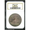 Image 1 : 1875-S T$1 MS65 NGC. Type One Reverse, Large S mintmark. The obverse of this shimmering Gem is layer