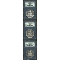 1876-S T$1 AU Details, Improperly Cleaned, Artificial Toning NCS, Type One obverse and reverse, Larg
