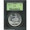 Image 1 : 1877-S T$1 MS61 PCGS. A brilliant and lustrous example with an impressive strike and an unabraded ap