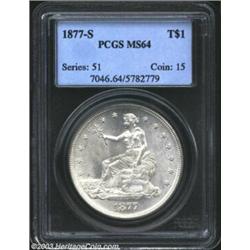 1877-S T$1 MS64 PCGS. With the highest mintage (9.5 million pieces) in the series, the 1877-S is an.