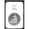 Image 1 : 1880 T$1 PR64 NGC. There are two known die marriages of this proof-only issue, the present example b