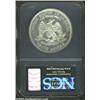 Image 2 : 1882 T$1 Proof, Improperly Cleaned NCS. The obverse has a couple of milky toning spots, while the re