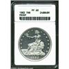 Image 1 : 1882 T$1 PR60 ANACS. Brilliant throughout with numerous light hairlines on each side, which account.