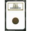 Image 1 : 1863 1C One Cent, Judd-299, Pollock-359, R.3, PR65 Red and Brown NGC. An experimental piece struck f
