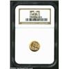 Image 1 : 1889 G$1 MS65 NGC. Pale golden-rose color blankets lustrous, glistening surfaces. With a razor sharp