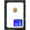 Image 2 : 1889 G$1 MS65 NGC. Pale golden-rose color blankets lustrous, glistening surfaces. With a razor sharp