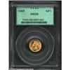 Image 1 : 1889 G$1 MS66 PCGS. Another, and even finer representative of this historically significant issue, t