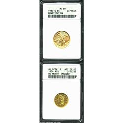 1834 $2 1/2 Classic--Damaged--ANACS, AU Details, Net XF40, Small Head, Breen-6138, R.2, the bright g