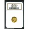 Image 1 : 1834 $2 1/2 Classic MS62 NGC. Small Head, Breen-6138, R.2. This coin is a typical 1834 Small Head Cl