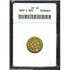 Image 1 : 1839-C $2 1/2 XF45 ANACS. Winter 2-B, McCloskey-B, R.4. The original mintage of this date is a scant