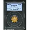 Image 1 : 1843-O $2 1/2 Small Date AU50 PCGS. It is easy to differentiate between the Large and Small Date, si
