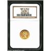 Image 1 : 1860-S $2 1/2 AU58 NGC. Repunched Date. Breen-6255, "rare." Remnants of previously punched digits ar