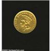 Image 1 : 1858 $3 AU50 Whizzed Uncertified. A boldly detailed piece that is presentable despite the lightly re