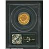 Image 2 : 1860 $3 AU55 PCGS. One of just 7,155 pieces produced, this green-gold coin is a lightly worn survivo