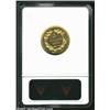 Image 2 : 1870 $3 AU50 ANACS. Bright and lustrous with reflective surfaces. A reverse copper spot is seen by t