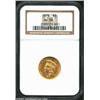 Image 1 : 1878 $3 AU58 NGC. This orange-gold type candidate is partially lustrous in the more protected areas.