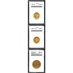 1882 $5 Half Eagle AU58 ANACS, sharply struck and attractive with a band of bright peripheral luster