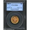 Image 1 : 1882-S $5 MS64 PCGS. A highly lustrous and sharply struck near-Gem that has beautifully preserved fi